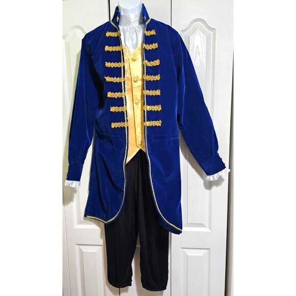 Aristocrat Costume Prince Beauty and the Beast Duke Bridgerton Colonial Suit Men - Picture 1 of 5
